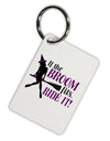 Ride It Purple Aluminum Keyring Tag-Keyring-TooLoud-White-Davson Sales