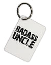 Badass Uncle Aluminum Keyring Tag by TooLoud-Keyring-TooLoud-White-Davson Sales