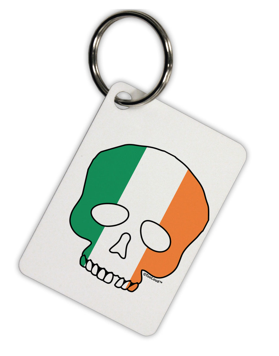Skull Flag Ireland Aluminum Keyring Tag-Keyring-TooLoud-Davson Sales