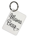 Mama Bear with Heart - Mom Design Aluminum Keyring Tag by TooLoud-Keyring-TooLoud-White-Davson Sales