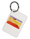 Planet Mars Watercolor Aluminum Keyring Tag-Keyring-TooLoud-White-Davson Sales