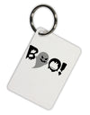 Scary Boo Text Aluminum Keyring Tag-Keyring-TooLoud-White-Davson Sales