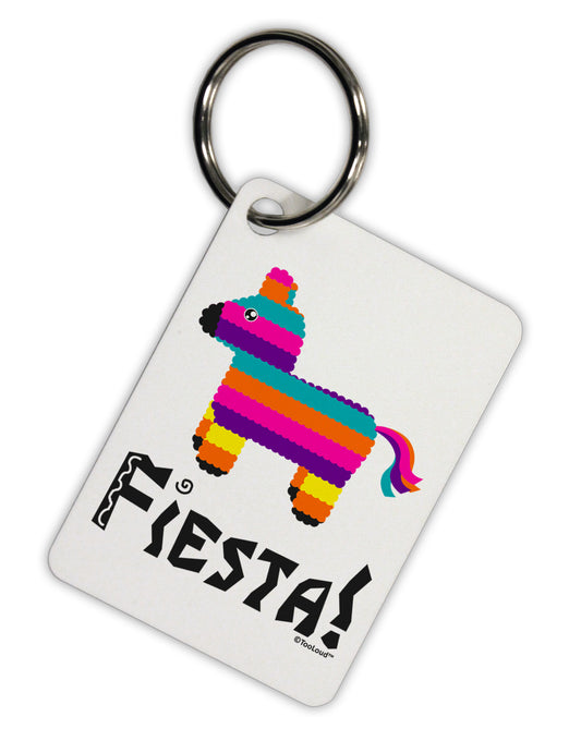Colorful Pinata Design - Fiesta Aluminum Keyring Tag by TooLoud-Keyring-TooLoud-White-Davson Sales