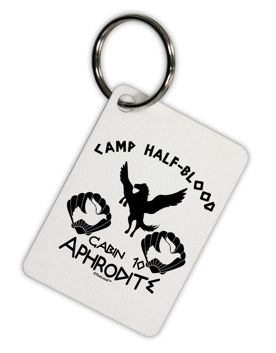 Cabin 10 Aphrodite Camp Half Blood Aluminum Keyring Tag-Keyring-TooLoud-White-Davson Sales