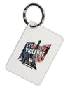 Distressed Paris Stop The Violence Aluminum Keyring Tag-Keyring-TooLoud-White-Davson Sales