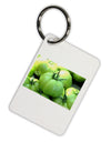 Buy Local - Green Tomatoes Aluminum Keyring Tag-Keyring-TooLoud-White-Davson Sales