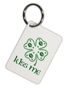 Kiss Me Clover Aluminum Keyring Tag-Keyring-TooLoud-White-Davson Sales