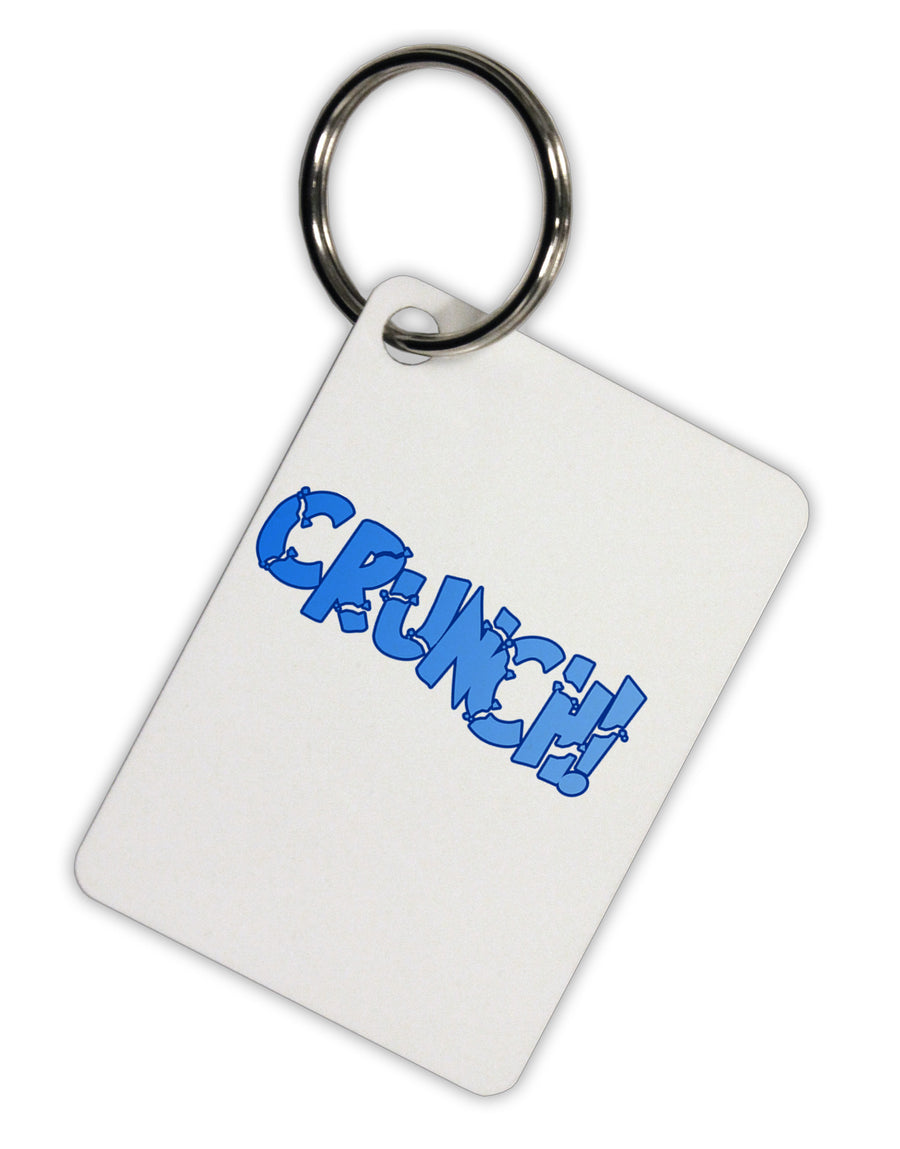 Onomatopoeia CRUNCH Aluminum Keyring Tag-Keyring-TooLoud-White-Davson Sales