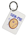 Sen-Pie Sama Kun San Chan Aluminum Keyring Tag-Keyring-TooLoud-White-Davson Sales