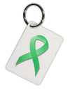 Celiac Disease Awareness Ribbon - Light Green Aluminum Keyring Tag-Keyring-TooLoud-White-Davson Sales