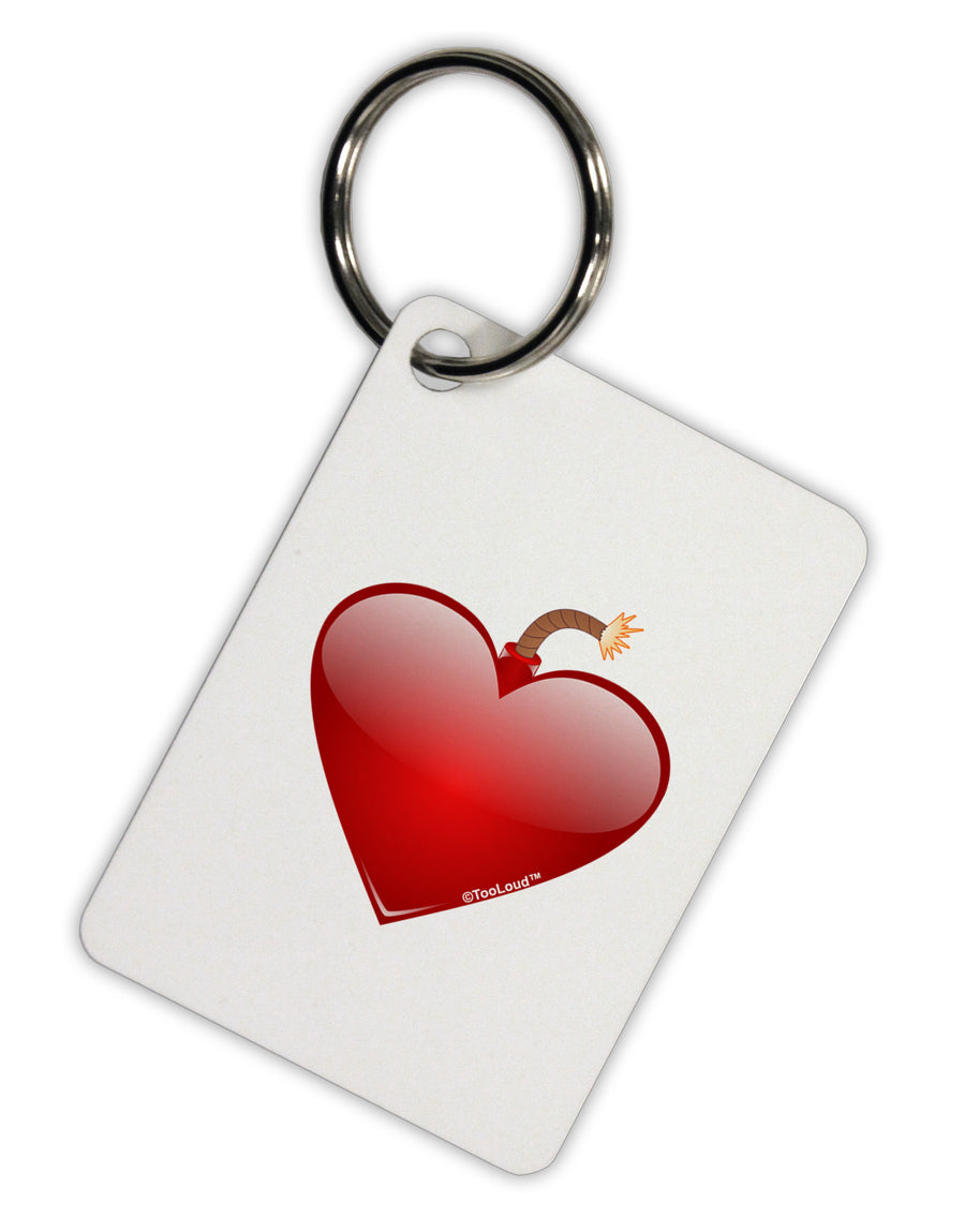 Love Bomb Aluminum Keyring Tag-Keyring-TooLoud-White-Davson Sales