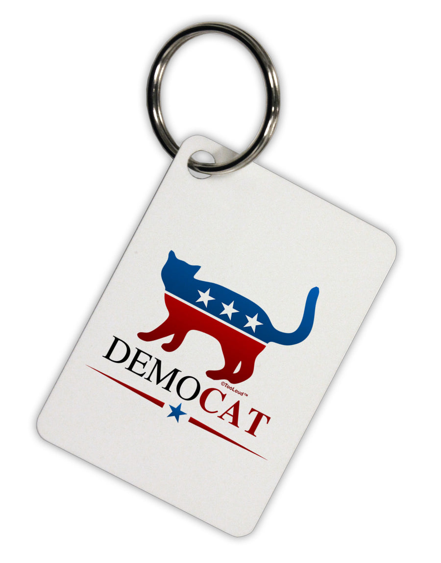 DemoCAT Aluminum Keyring Tag-Keyring-TooLoud-White-Davson Sales