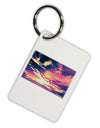 Blue Mesa Reservoir Surreal Aluminum Keyring Tag-Keyring-TooLoud-White-Davson Sales