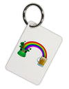 End Of The Rainbow - Beer Aluminum Keyring Tag-Keyring-TooLoud-White-Davson Sales