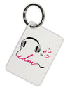 EDM Cord Pink Aluminum Keyring Tag-Keyring-TooLoud-White-Davson Sales