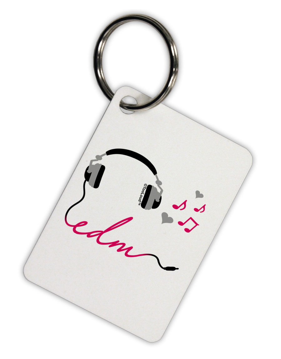 EDM Cord Pink Aluminum Keyring Tag-Keyring-TooLoud-White-Davson Sales