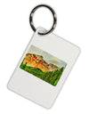 Colorado Forrest Watercolor Aluminum Keyring Tag-Keyring-TooLoud-White-Davson Sales