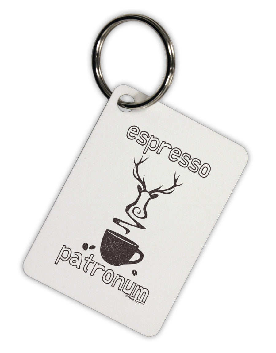 Espresso Patronum Aluminum Keyring Tag-Keyring-TooLoud-White-Davson Sales