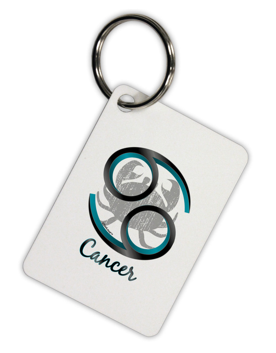 Cancer Symbol Aluminum Keyring Tag-Keyring-TooLoud-White-Davson Sales