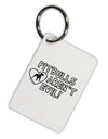 Pitbulls Aren't Evil Aluminum Keyring Tag-Keyring-TooLoud-White-Davson Sales