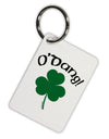 O'Dang - St Patrick's Day Aluminum Keyring Tag-Keyring-TooLoud-White-Davson Sales