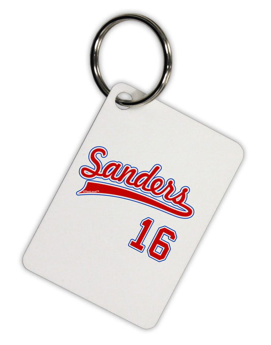 Sanders Jersey 16 Aluminum Keyring Tag-Keyring-TooLoud-White-Davson Sales