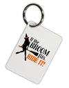 Ride It Orange Aluminum Keyring Tag-Keyring-TooLoud-White-Davson Sales