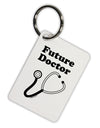 Future Doctor Aluminum Keyring Tag-Keyring-TooLoud-White-Davson Sales