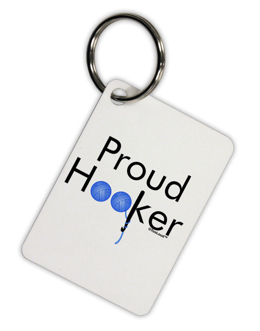 Proud Hooker Aluminum Keyring Tag by TooLoud-Keyring-TooLoud-White-Davson Sales