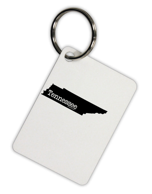 Tennessee - United States Shape Aluminum Keyring Tag by TooLoud-Keyring-TooLoud-White-Davson Sales