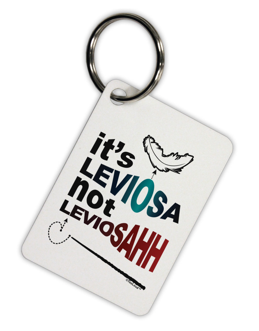 It's LeviOsa not LeviosAHH Aluminum Keyring Tag-Keyring-TooLoud-White-Davson Sales