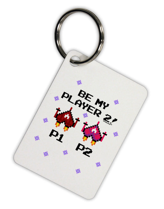 Be My Player 2 Aluminum Keyring Tag-Keyring-TooLoud-White-Davson Sales