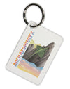 Archaopteryx - With Name Aluminum Keyring Tag by TooLoud-Keyring-TooLoud-White-Davson Sales