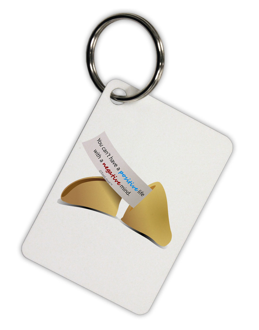 Positive Life - Fortune Cookie Aluminum Keyring Tag-Keyring-TooLoud-White-Davson Sales