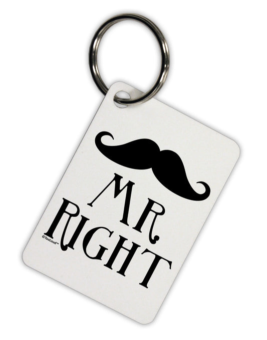 - Mr Right Aluminum Keyring Tag-Keyring-TooLoud-White-Davson Sales