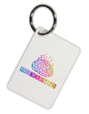 Free Your Mind Aluminum Keyring Tag-Keyring-TooLoud-White-Davson Sales