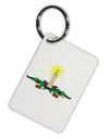 Chirstmas Candle Aluminum Keyring Tag-Keyring-TooLoud-White-Davson Sales