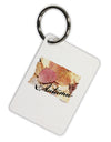 Colorado - Autumn WaterColor Text Aluminum Keyring Tag-Keyring-TooLoud-White-Davson Sales