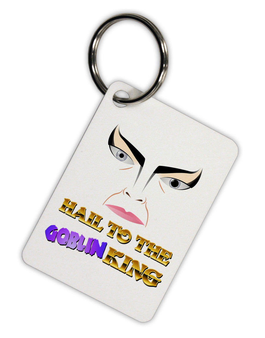 Hail to the Goblin King Aluminum Keyring Tag-Keyring-TooLoud-White-Davson Sales