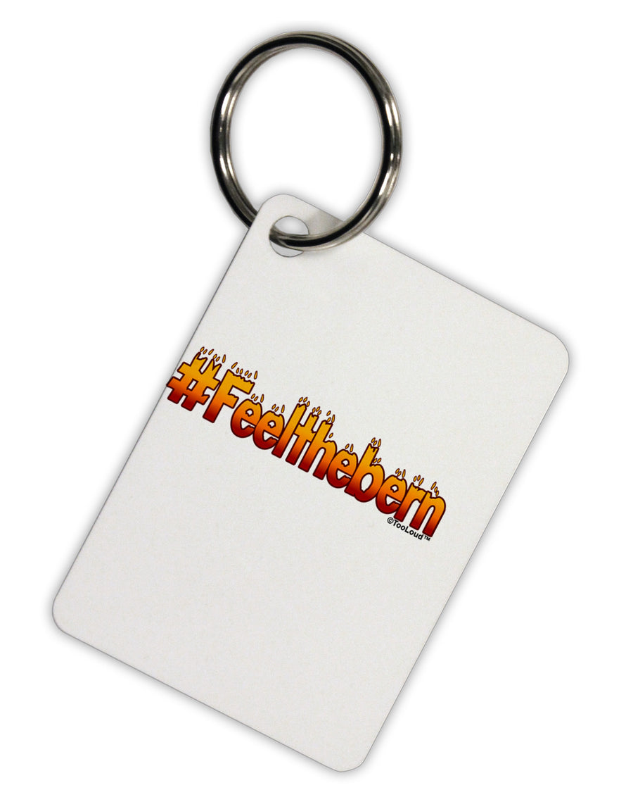 Hashtag Feelthebern Aluminum Keyring Tag-Keyring-TooLoud-White-Davson Sales