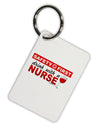 Drink With A Nurse Aluminum Keyring Tag-Keyring-TooLoud-White-Davson Sales