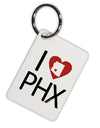 I Heart Phoenix Aluminum Keyring Tag-Keyring-TooLoud-Davson Sales