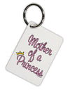 Mother of a Princess - Matching Mom and Daughter Design Aluminum Keyring Tag by TooLoud-Keyring-TooLoud-White-Davson Sales