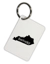 Kentucky - United States Shape Aluminum Keyring Tag-Keyring-TooLoud-White-Davson Sales