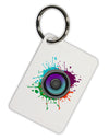 Paint Splatter Speaker Aluminum Keyring Tag-Keyring-TooLoud-White-Davson Sales