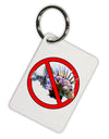 No Lionfish Aluminum Keyring Tag-Keyring-TooLoud-White-Davson Sales