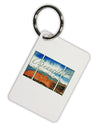 CO Beautiful View Text Aluminum Keyring Tag-Keyring-TooLoud-White-Davson Sales