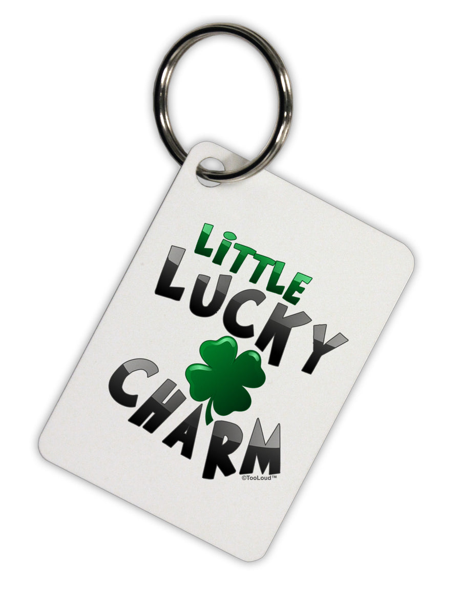 Little Lucky Charm Aluminum Keyring Tag-Keyring-TooLoud-White-Davson Sales