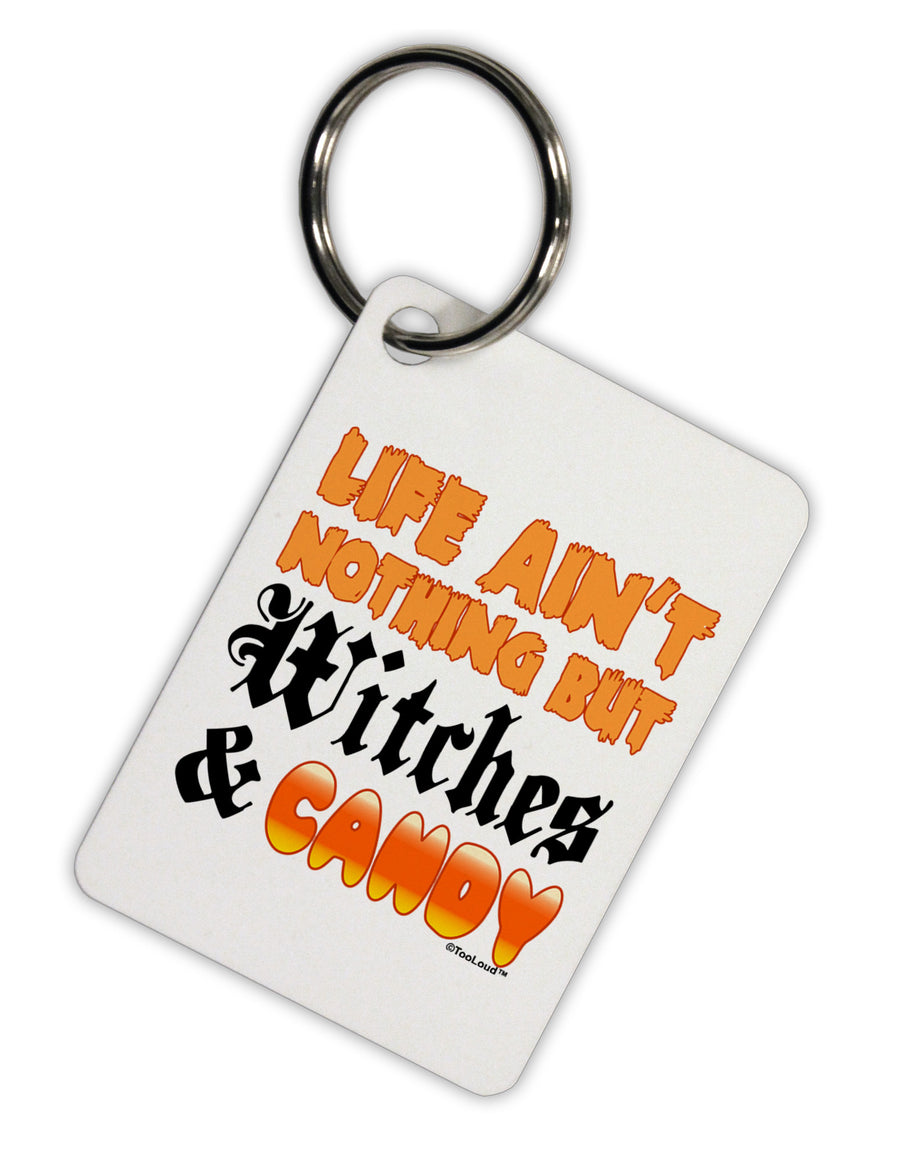 TooLoud Witches and Candy Color Aluminum Keyring Tag-Keyring-TooLoud-White-Davson Sales