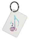 Music Note Typography Aluminum Keyring Tag-Keyring-TooLoud-White-Davson Sales